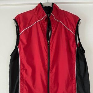 L.L. Bean Vest, Men's Size L, Red & Black